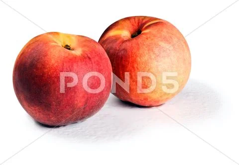 Red peaches Stock Photos