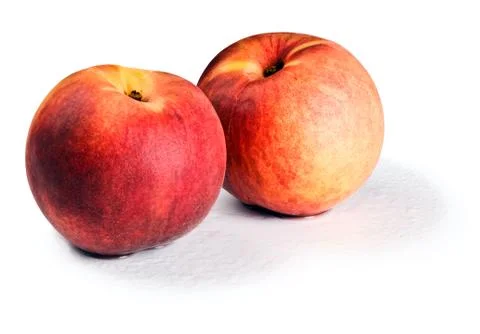 Red peaches Stock Photos