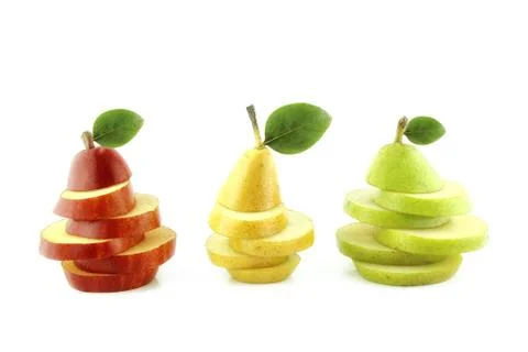 Red Pears Stock Photos