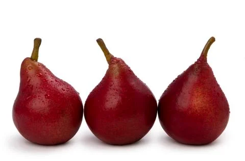 Red pears Stock Photos
