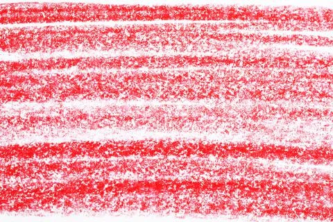 Red pencil hatching as background, top view Foto stock