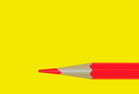 Red pencil イラスト素材