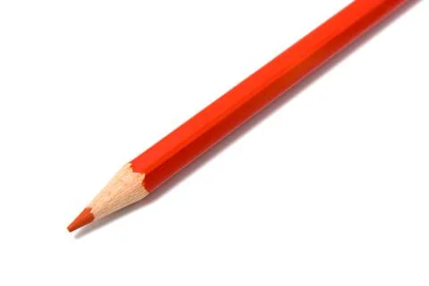 Red pencil Foto stock