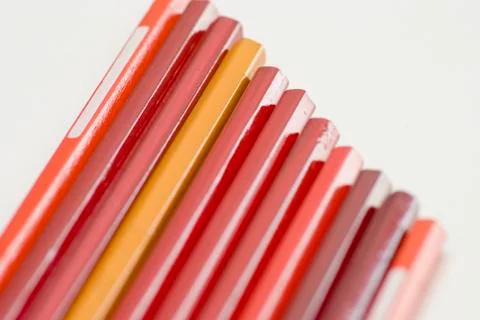 Red pencil Foto stock