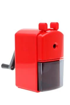 Red pencil sharpener　 Stock Photos