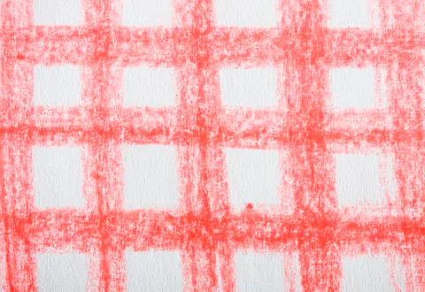 Red pencil on white background Stock Photos
