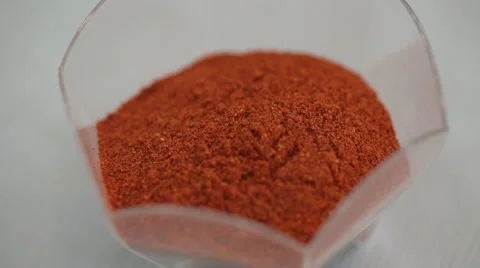 Red pepper close up Video stock 49625092