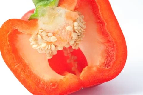 Red pepper close up Stock Photos