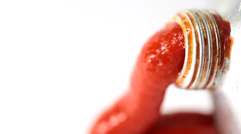 Red pepper cream Stock Footage 35713576