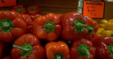 Red Pepper CU Stock Footage 75382645
