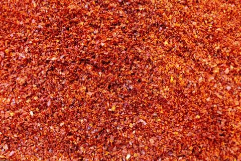 Red pepper flakes, texture Stock-Fotos