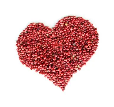 Red Pepper Heart Stock Photos