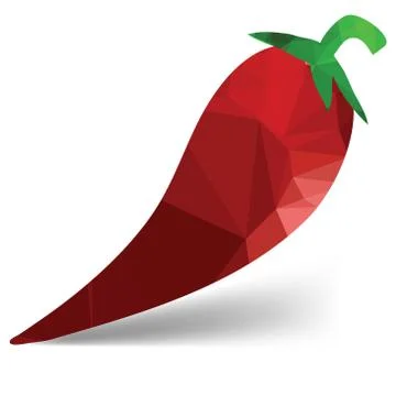 Red pepper Illustrazione stock