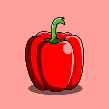 Red Pepper Stock Illustration