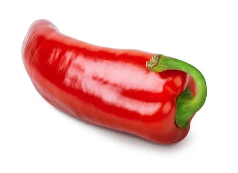 Red pepper isolated Stock Photos
