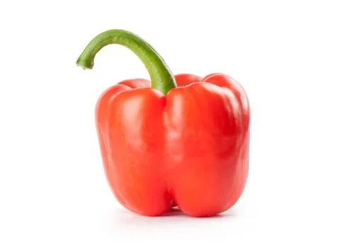 Red pepper isolated on white background Stock Photos
