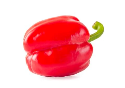 Red pepper isolated on white background Stock Photos