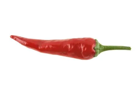 Red pepper isolated on white background Stock Photos