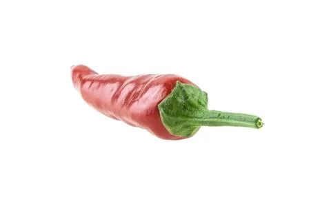 Red pepper isolated on white background Stock Photos