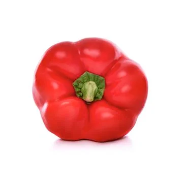 Red pepper isolated on a white background Stock Photos