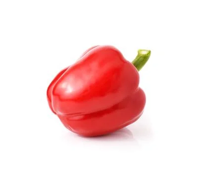 Red pepper isolated on white background Stock Photos