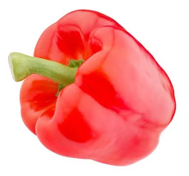 Red pepper isolated on a white background Stock Photos