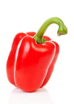 Red pepper isolated on white Stock-Fotos