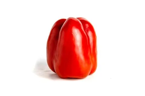Red pepper isolated on white. Stock Photos
