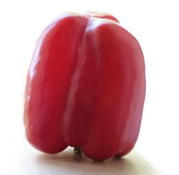 Red pepper isolated on white Stock Photos
