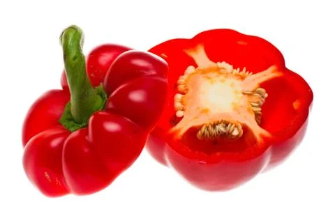 Red pepper. Stock Photos