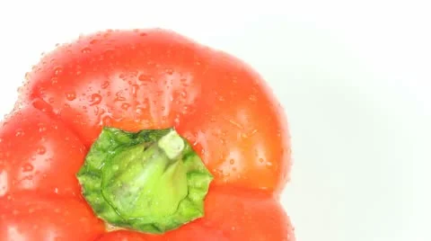 Red Pepper Spinning Stock Footage 10600585