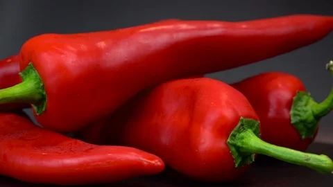 Red Pepper Turning,4K Video Stock-Footage 86624776