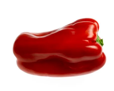 Red pepper on white background 03 Stock Photos