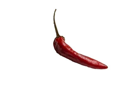A red pepper, white background Stock Photos