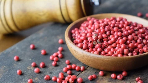 Red Peppercorn Stock Footage 100176787