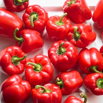 Red peppers Stock Photos