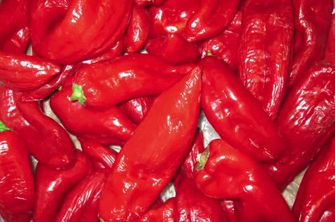 Red peppers Stock Photos