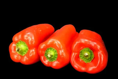 Red peppers Stock Photos