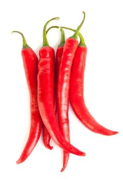 Red peppers Stock Photos