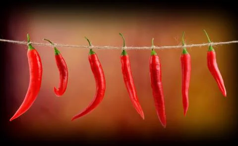 Red peppers Stock Photos