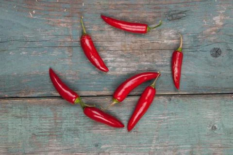 Red peppers Stock Photos