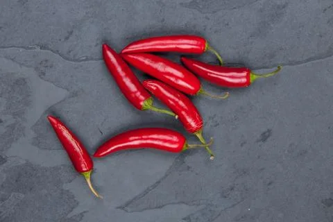Red peppers Stock Photos