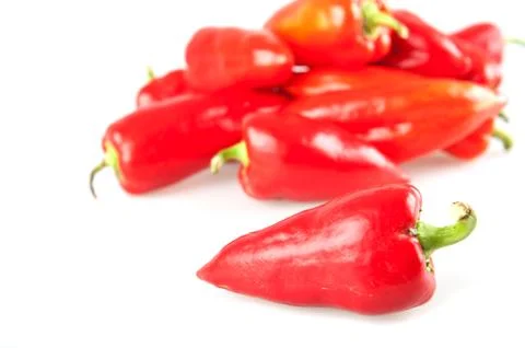 Red peppers Stock Photos