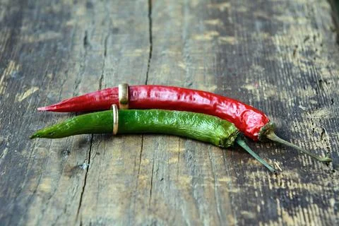 Red peppers 写真素材