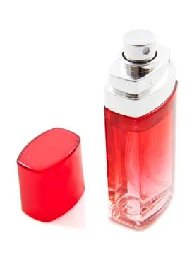 Red perfume Stock Photos