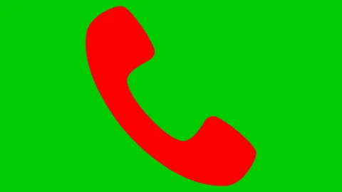 Red phone green Stock Footage 151399164