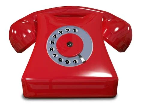 Red phone Stock Illustration