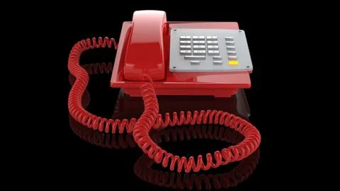 Red phone Stock Photos