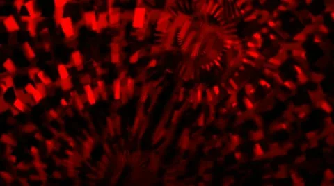 Red pieces Stock Footage 12517003
