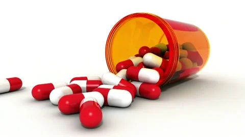 Red Pills Stock Footage 10592621